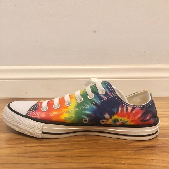 Converse All Stars Colorful Tie Dye low sneakers unisex size W 8 or M 6 - Picture 9 of 11